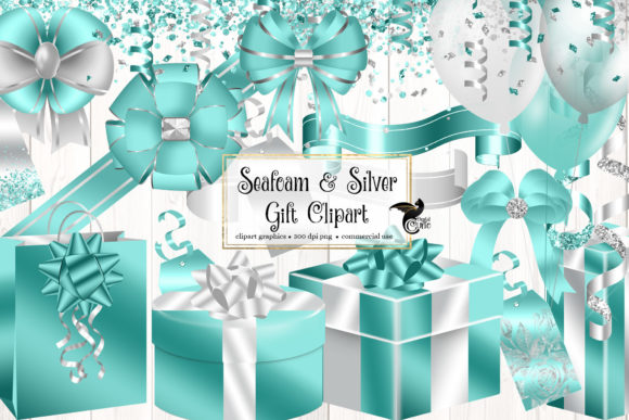 Download Seafoam and Silver Gift Clipart - Gift clipart Collection