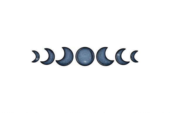 Download Shimmery Moon Phase PNG - Moon phase png Collection