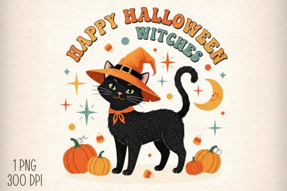 Download Funny Halloween Cat Happy Halloween PNG - Happy halloween png Collection